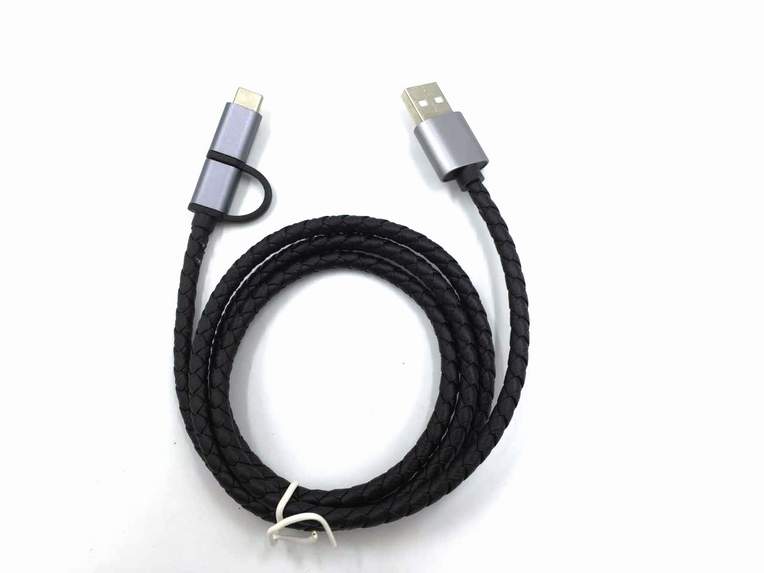 宏浩達二合一數(shù)據(jù)線，安卓micro USB/type-c兩用數(shù)據(jù)線