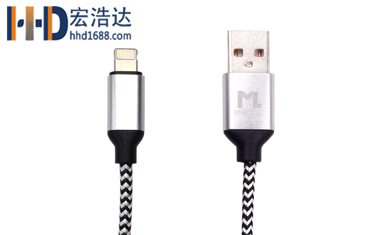 宏浩達(dá)廠家直銷蘋(píng)果7手機(jī)數(shù)據(jù)線安卓數(shù)據(jù)線二合一手機(jī)充電線專業(yè)定制