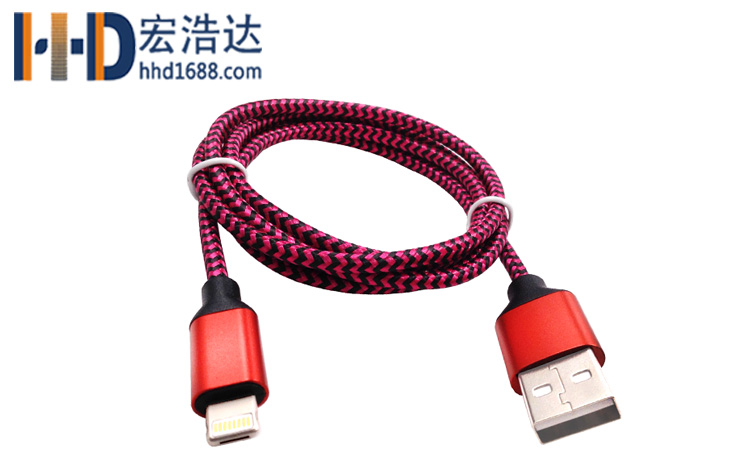 宏浩達(dá)廠家直銷蘋(píng)果7手機(jī)數(shù)據(jù)線安卓數(shù)據(jù)線二合一手機(jī)充電線專業(yè)定制