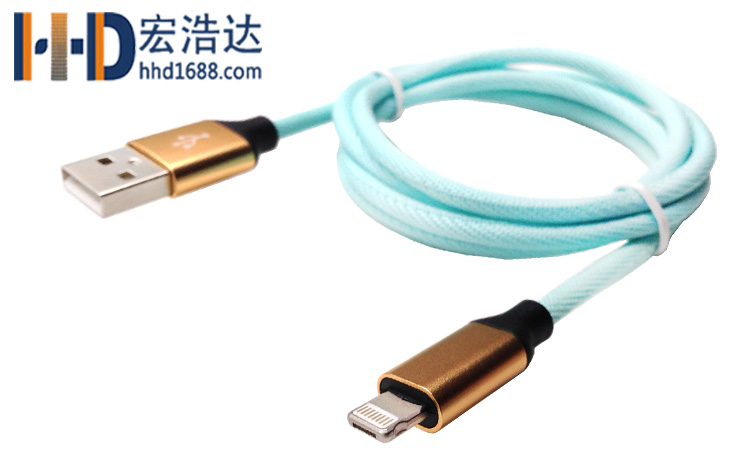 宏浩達(dá)廠家直銷(xiāo)蘋(píng)果7手機(jī)數(shù)據(jù)線安卓數(shù)據(jù)線二合一手機(jī)充電線專業(yè)定制
