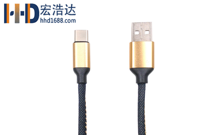 宏浩達廠家直銷樂視數(shù)據(jù)線type-c充電線華為手機數(shù)據(jù)線生產(chǎn)廠定制